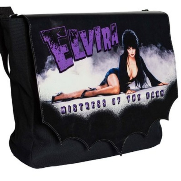 Kreepsville 666 Men's Elvira Classic Logo T-Shirt - Black Cotton Tee, Size XL